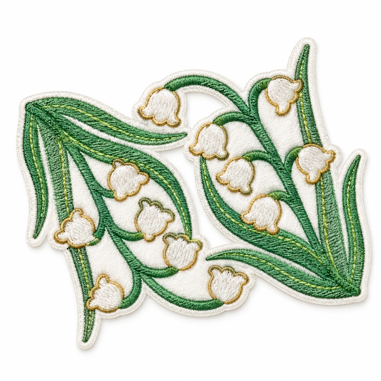 Iron-On Embroidered Patch - Design 021 from the ZHONGYI Iron-On Patches collection