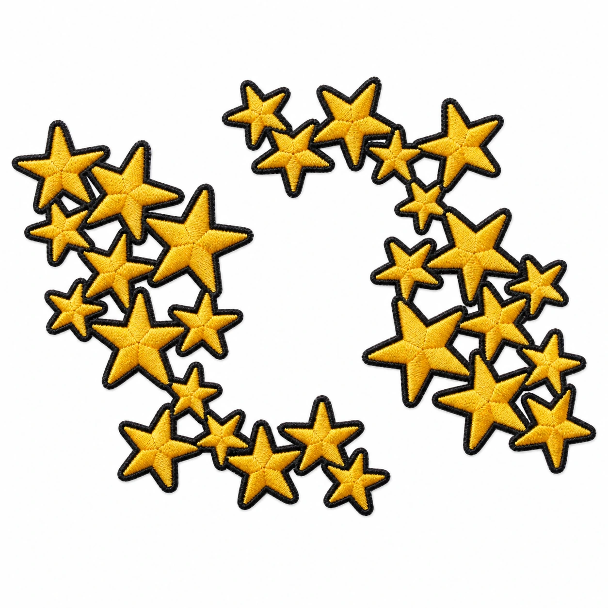 Iron-On Embroidered Patch - Design 025 from the ZHONGYI Iron-On Patches collection