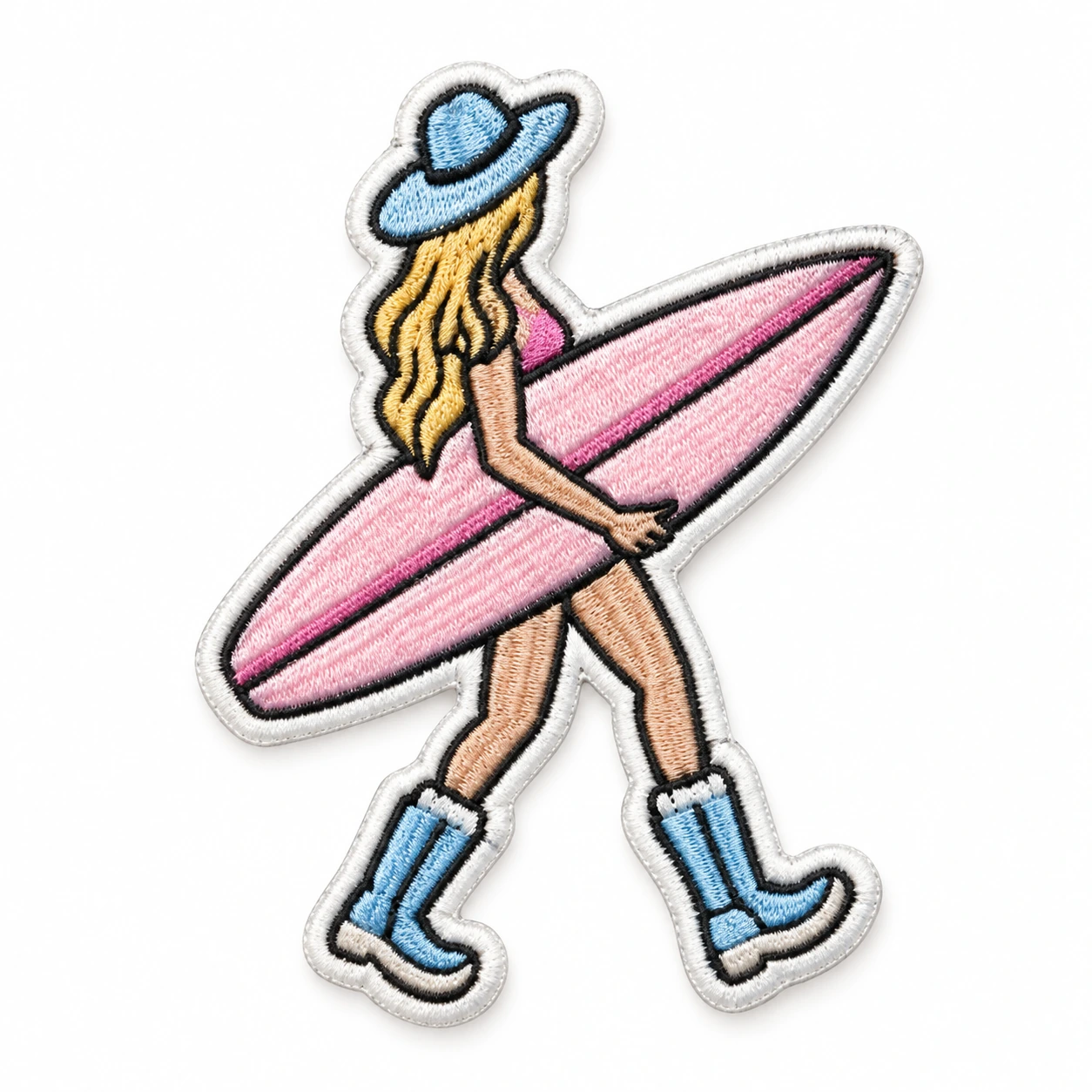 Iron-On Embroidered Patch - Design 028 from the ZHONGYI Iron-On Patches collection