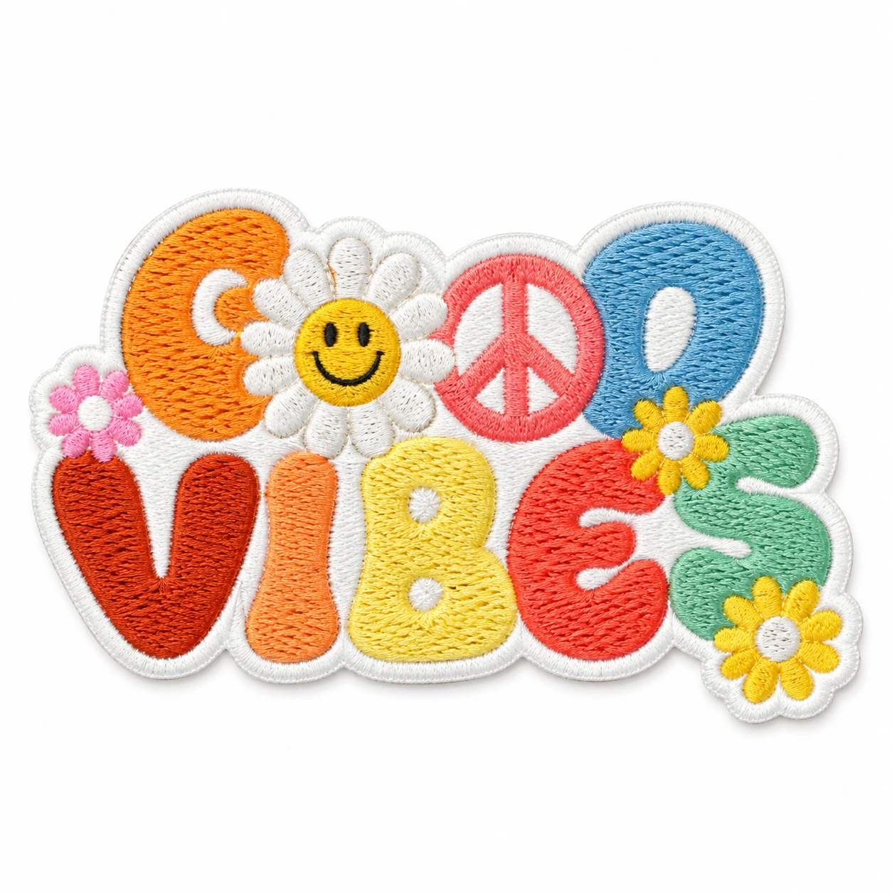 Iron-On Embroidered Patch - Design 032 from the ZHONGYI Iron-On Patches collection