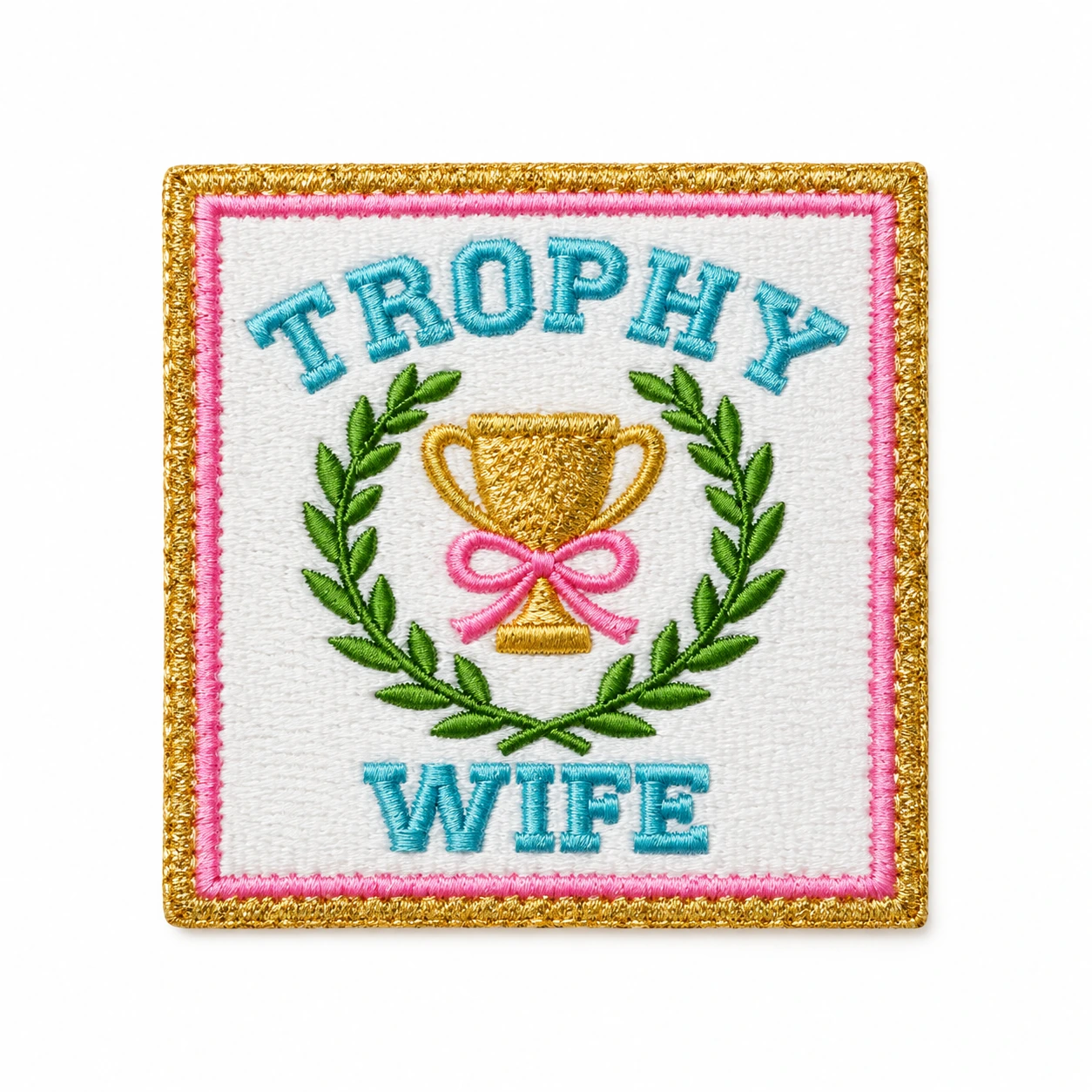 Iron-On Embroidered Patch - Design 034 from the ZHONGYI Iron-On Patches collection