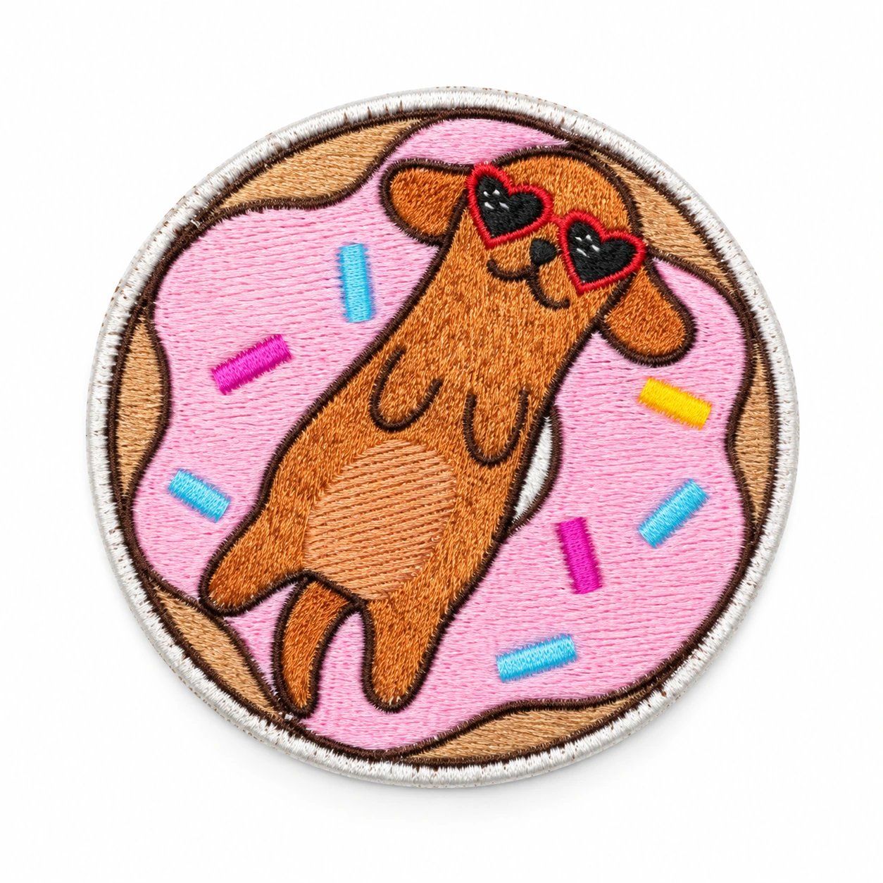 Iron-On Embroidered Patch - Design 053 from the ZHONGYI Iron-On Patches collection