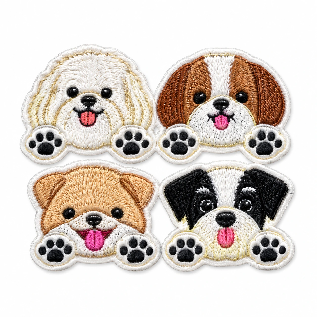 Iron-On Embroidered Patch - Design 057 from the ZHONGYI Iron-On Patches collection