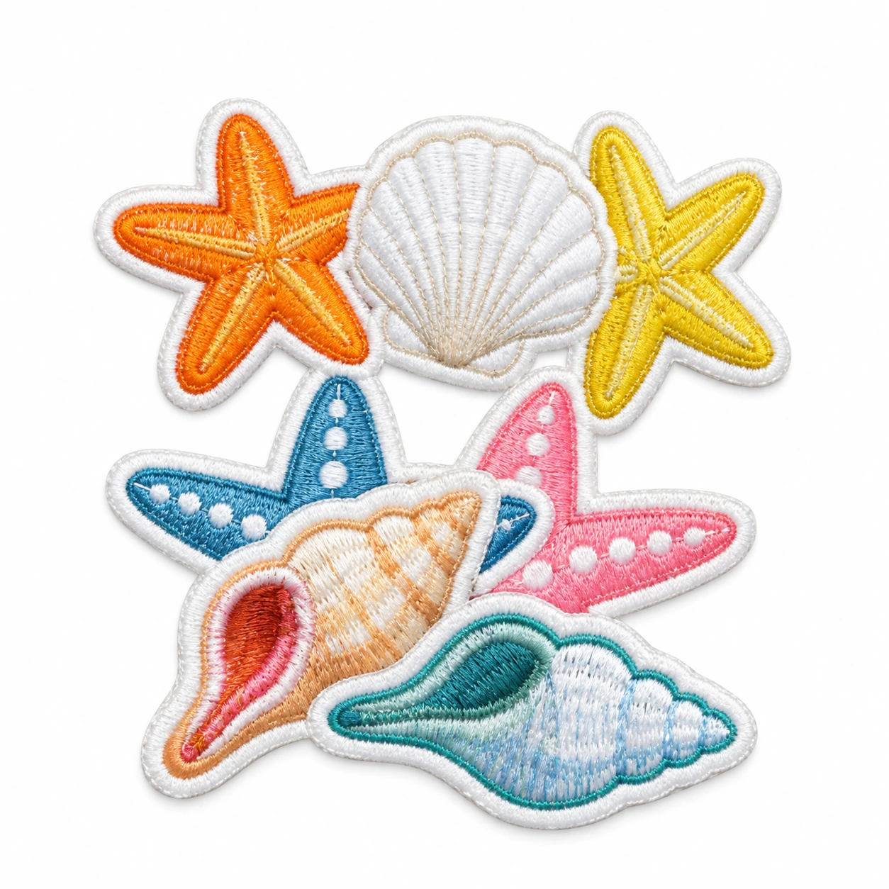 Iron-On Embroidered Patch - Design 066 from the ZHONGYI Iron-On Patches collection
