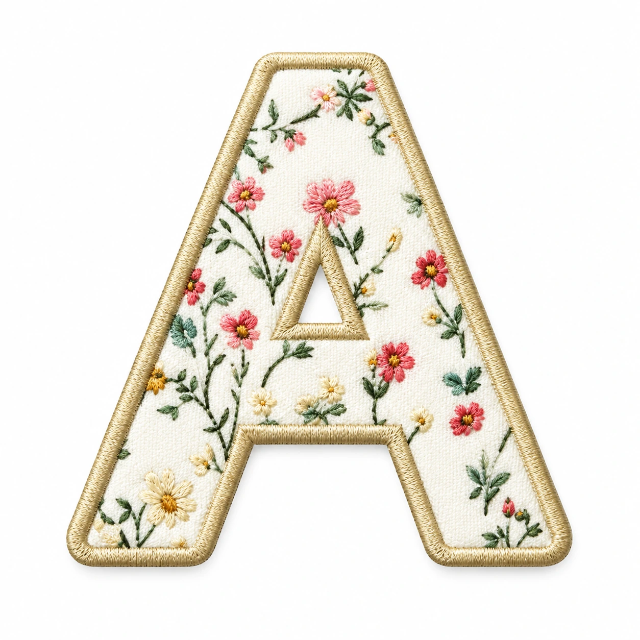 Iron-On Embroidered Patch - Design 071 from the ZHONGYI Iron-On Patches collection