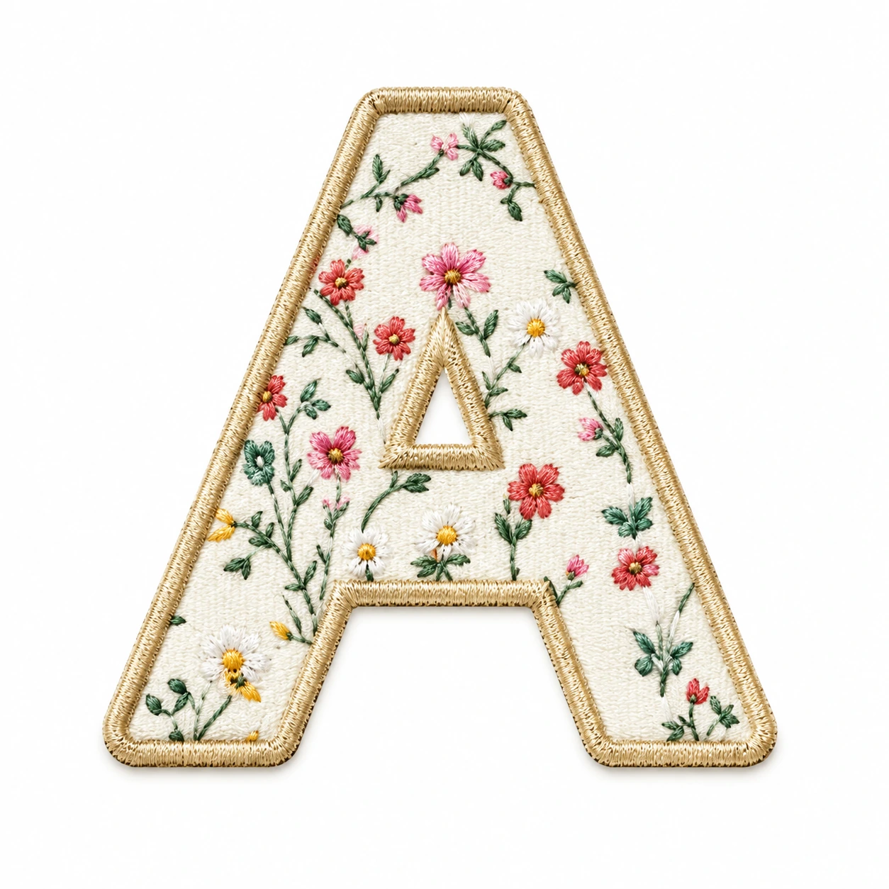Iron-On Embroidered Patch - Design 074 from the ZHONGYI Iron-On Patches collection