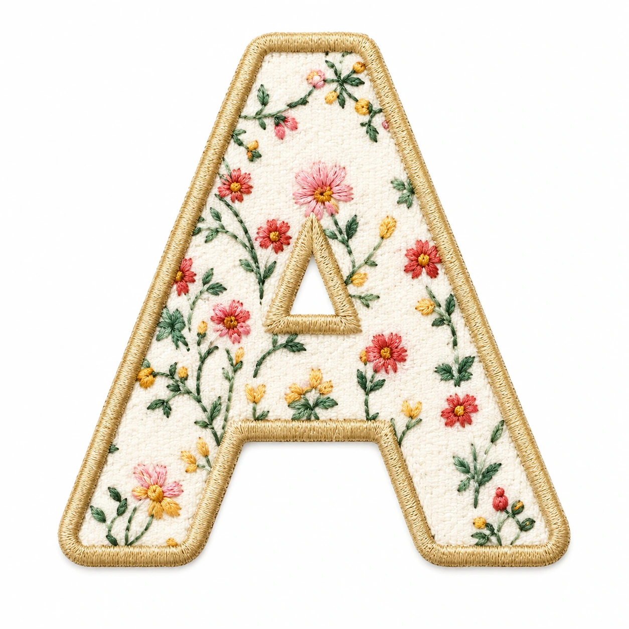 Iron-On Embroidered Patch - Design 079 from the ZHONGYI Iron-On Patches collection