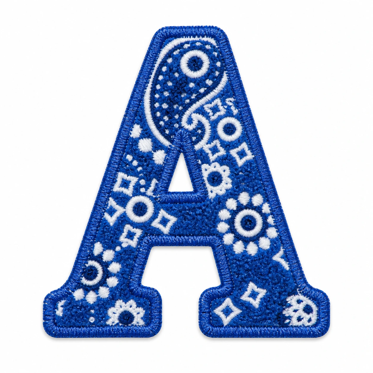 Iron-On Embroidered Patch - Design 083 from the ZHONGYI Iron-On Patches collection