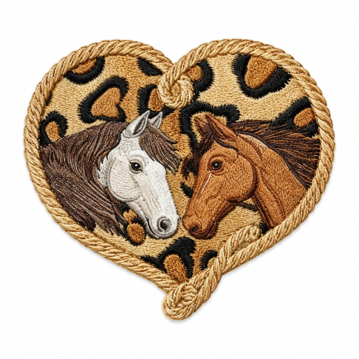 Iron-On Embroidered Patch - Design 095 from the ZHONGYI Iron-On Patches collection