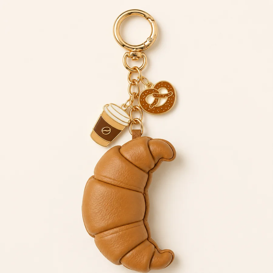 Croissant Bag Charm from the ZHONGYI Kids Jewelry & Accessories collection