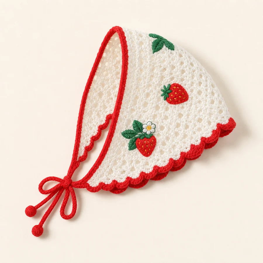 Strawberry Hair Scarf from the ZHONGYI Kids Jewelry & Accessories collection