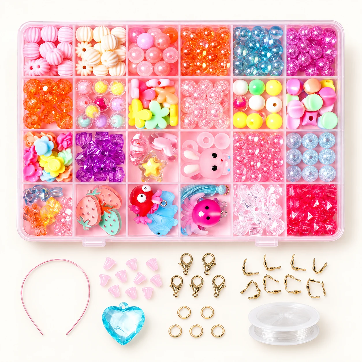 Assorted Bead Craft Kit - Design 15 from the ZHONGYI Kids Bead Kits collection