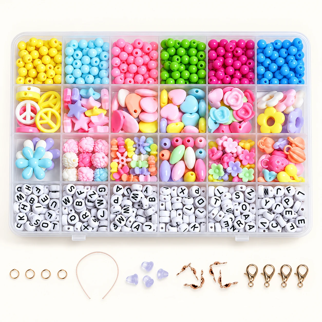 Assorted Bead Craft Kit - Design 19 from the ZHONGYI Kids Bead Kits collection