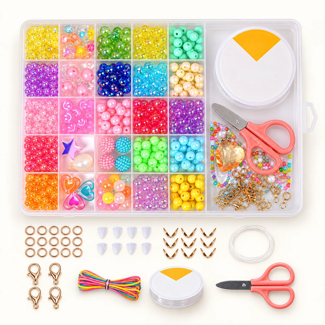 Assorted Bead Craft Kit - Design 23 from the ZHONGYI Kids Bead Kits collection