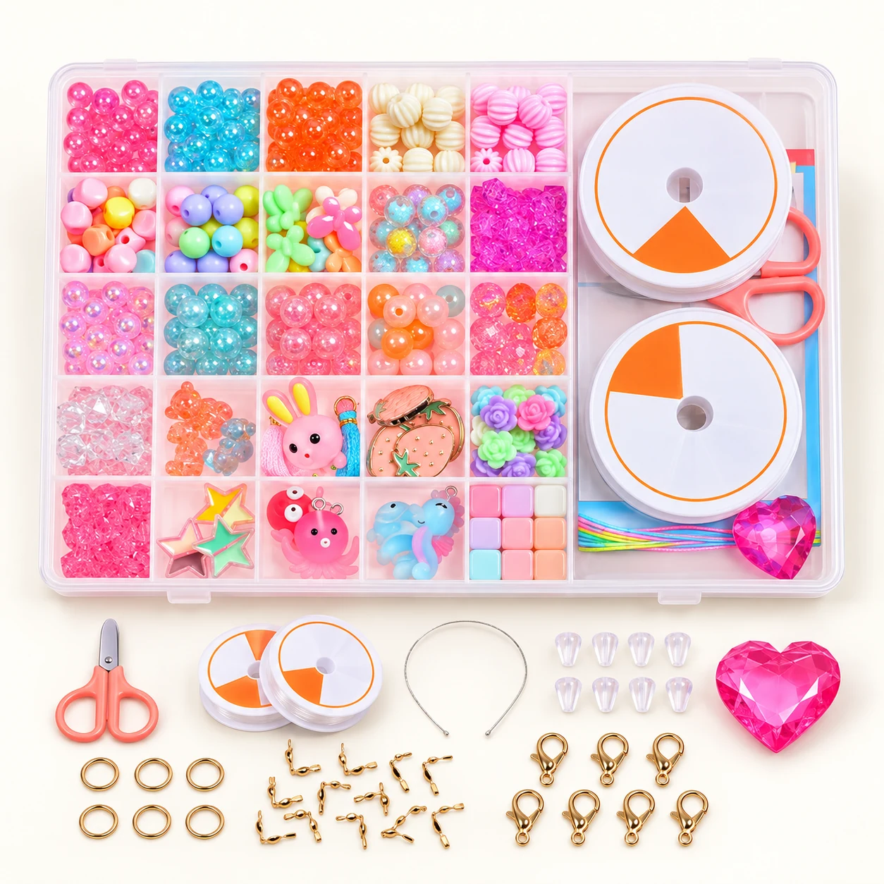 Assorted Bead Craft Kit - Design 24 from the ZHONGYI Kids Bead Kits collection