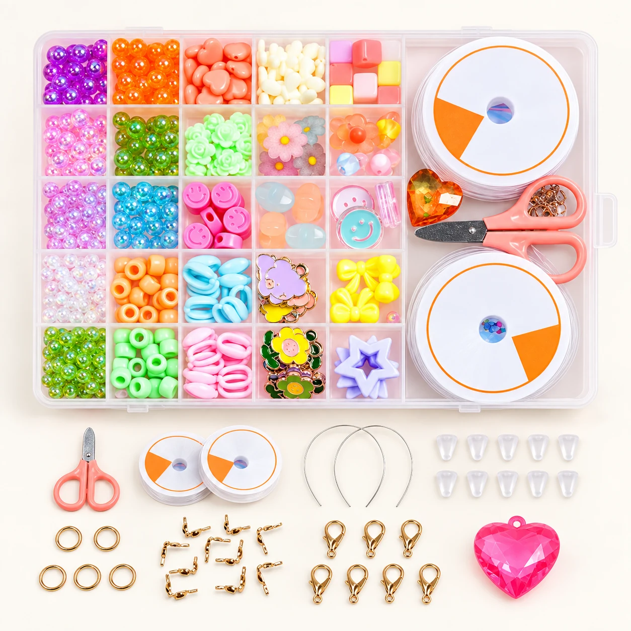 Assorted Bead Craft Kit - Design 25 from the ZHONGYI Kids Bead Kits collection