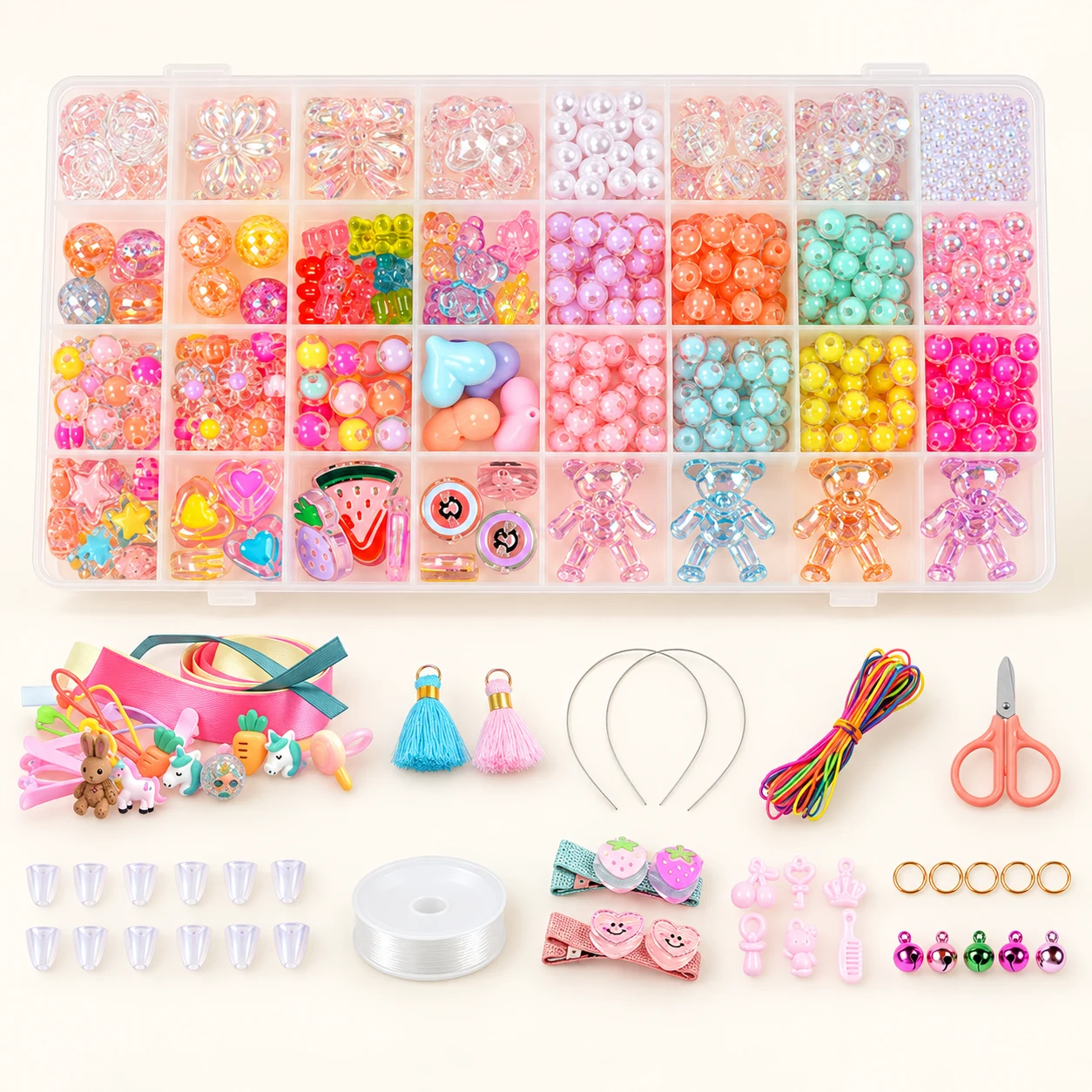 Assorted Bead Craft Kit - Design 31 from the ZHONGYI Kids Bead Kits collection