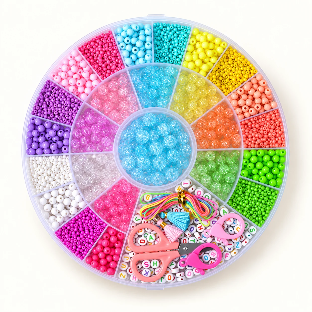 Assorted Bead Craft Kit - Design 34 from the ZHONGYI Kids Bead Kits collection