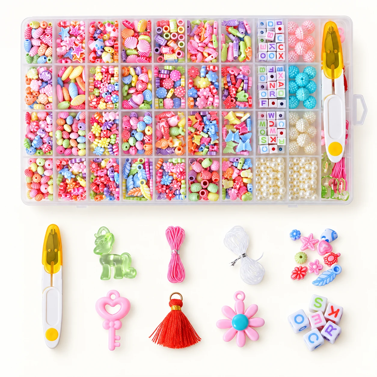 Assorted Bead Craft Kit - Design 37 from the ZHONGYI Kids Bead Kits collection