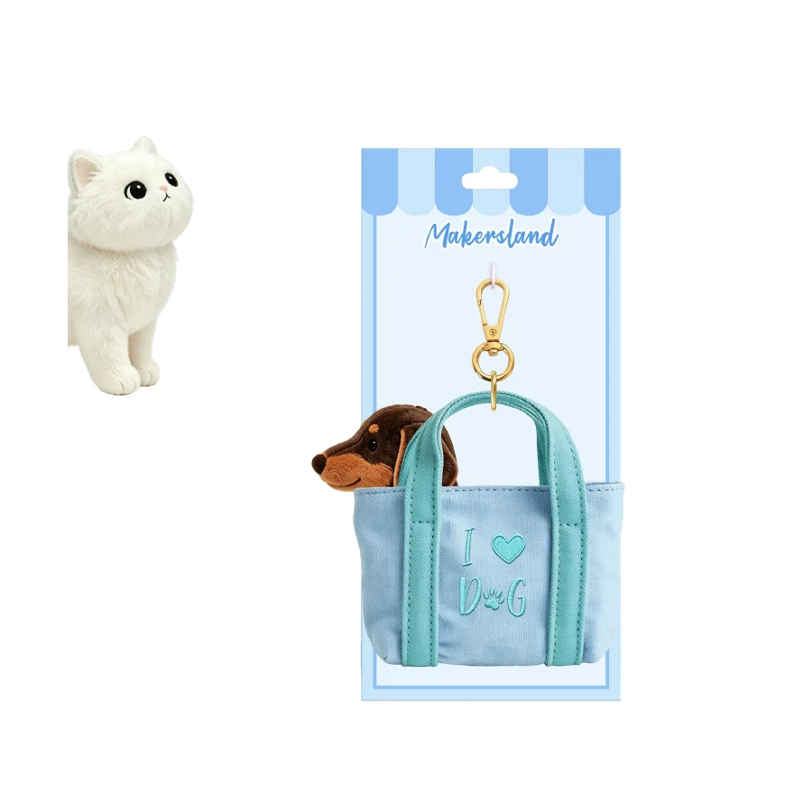 Puppy Tote Bag Keychain from the ZHONGYI Mini Bag Keychain Sets collection