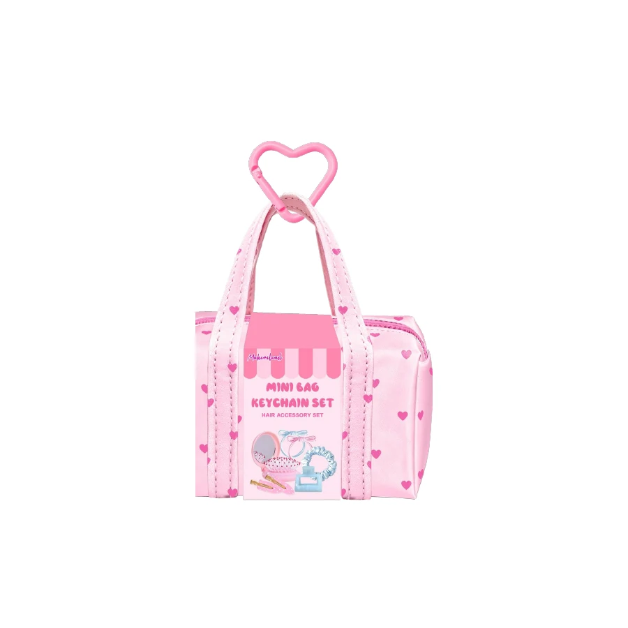 Heart Mini Bag Keychain Set from the ZHONGYI Mini Bag Keychain Sets collection