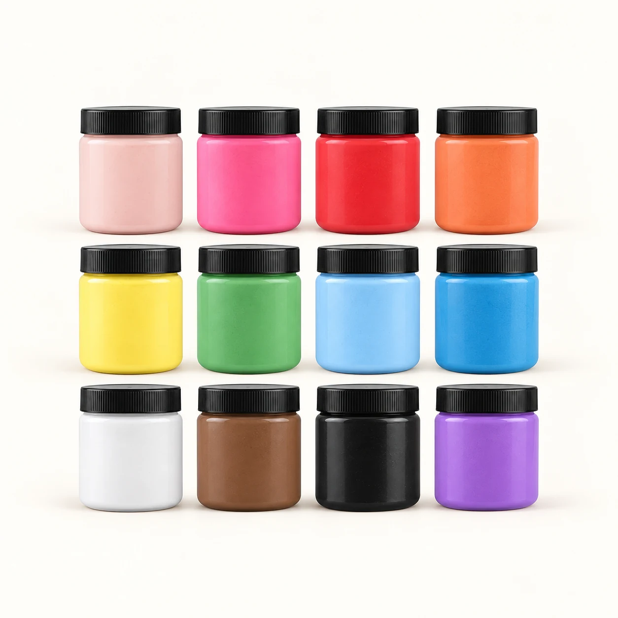 Textured Paint Colour Assortment - kit and components