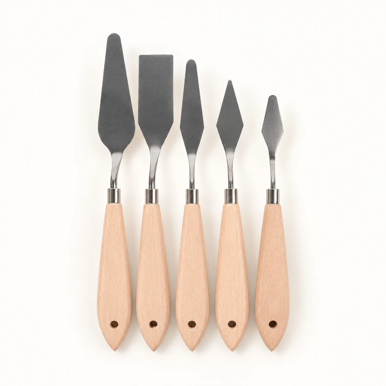 Metal Palette Knife Set - kit and components