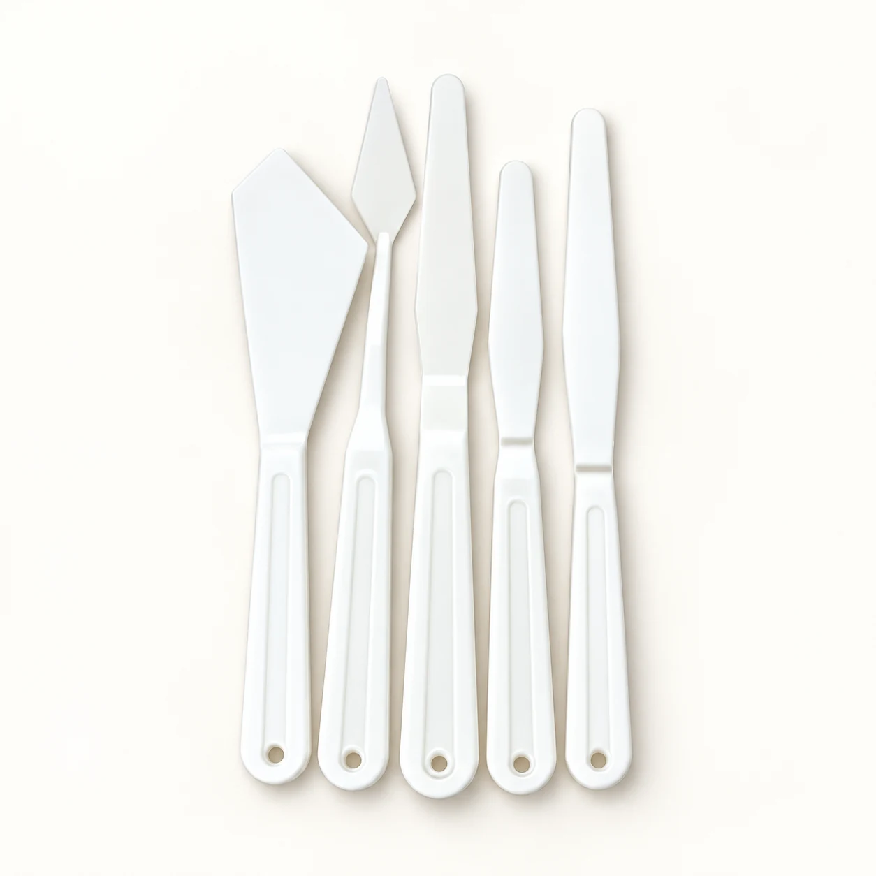 Plastic Palette Knife Set - kit and components
