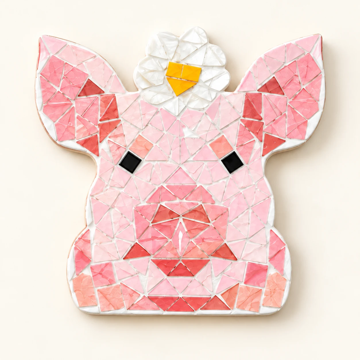 Mosaic Animal Kit - Pig - kit and components