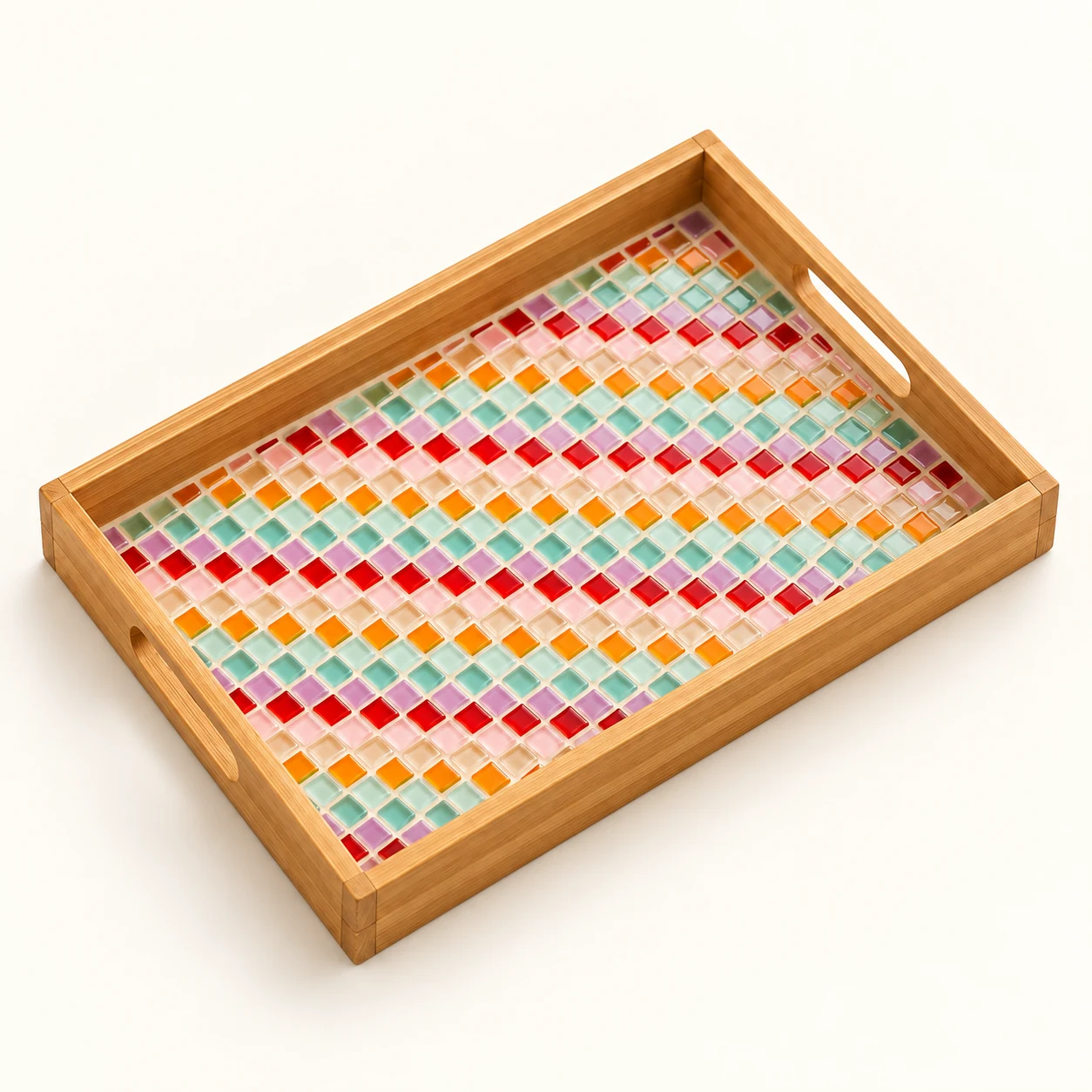 Mosaic Tray Kit - Multicolour - kit and components