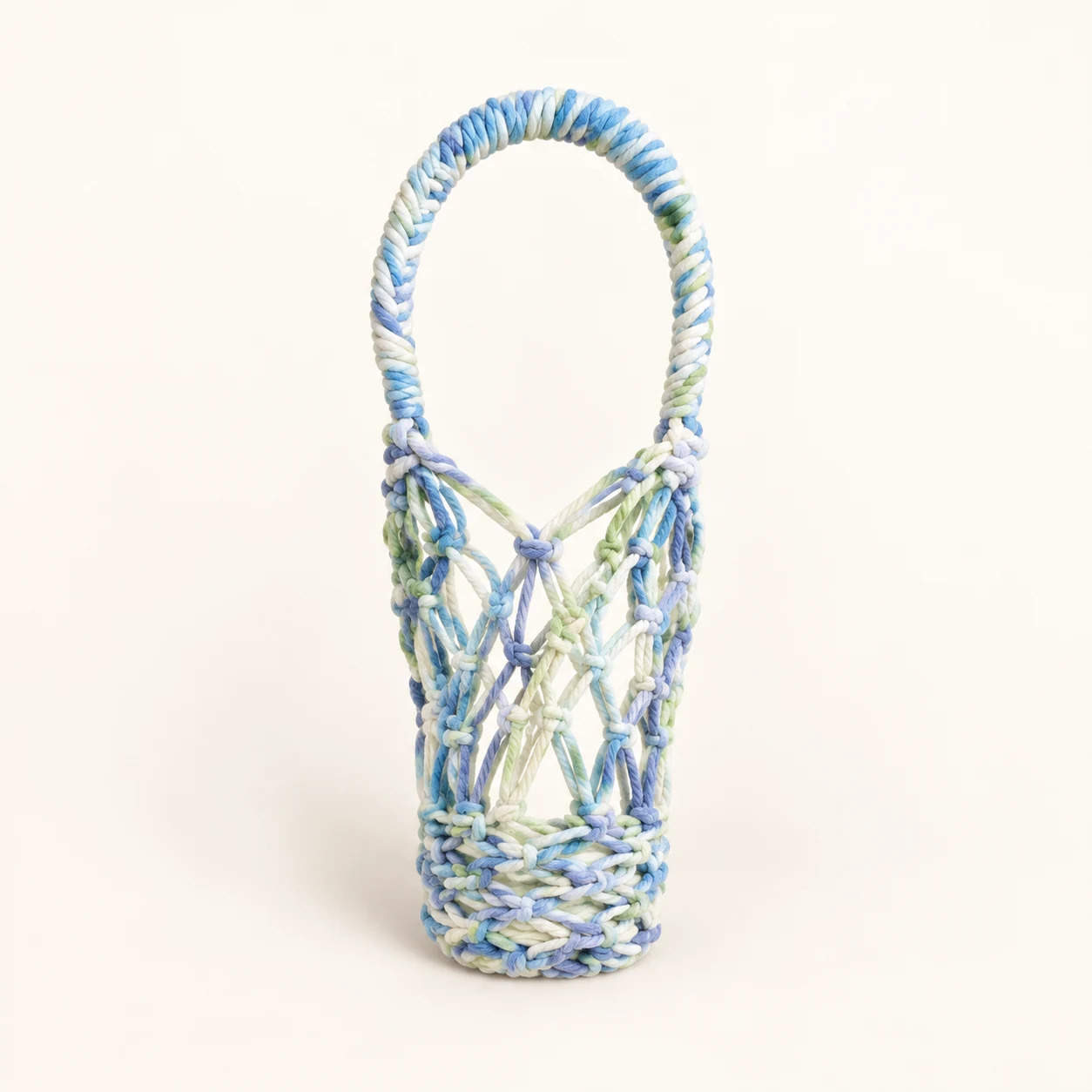 Tie-Dye Macrame Kit - Cup Sleeve - kit and components