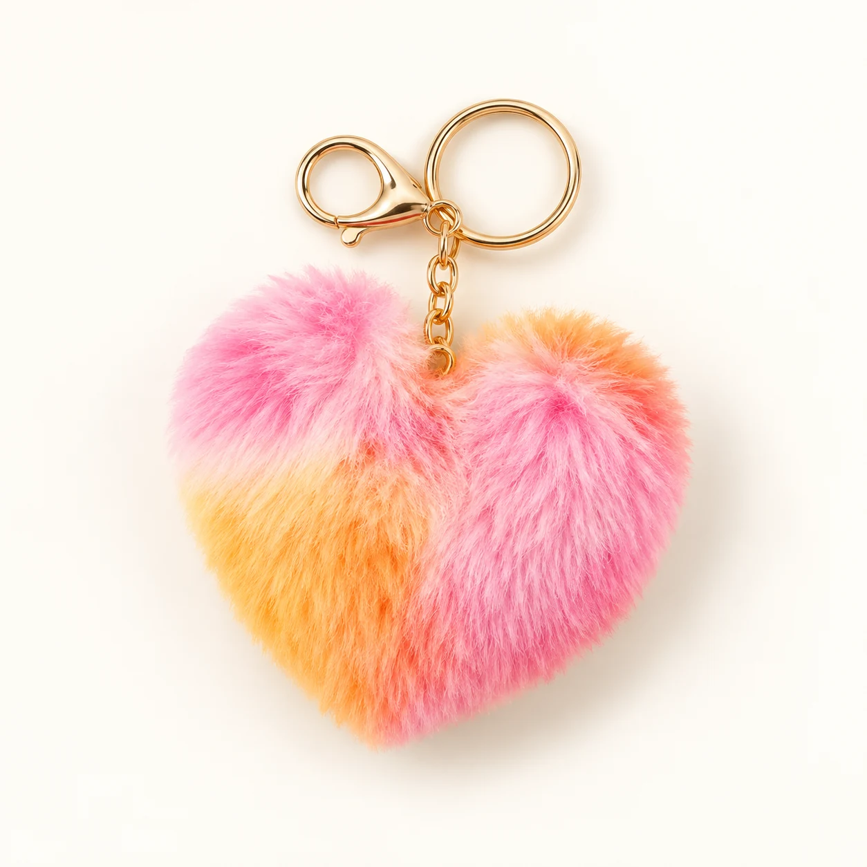 Tie-Dye Kit - Heart Keyring - kit and components