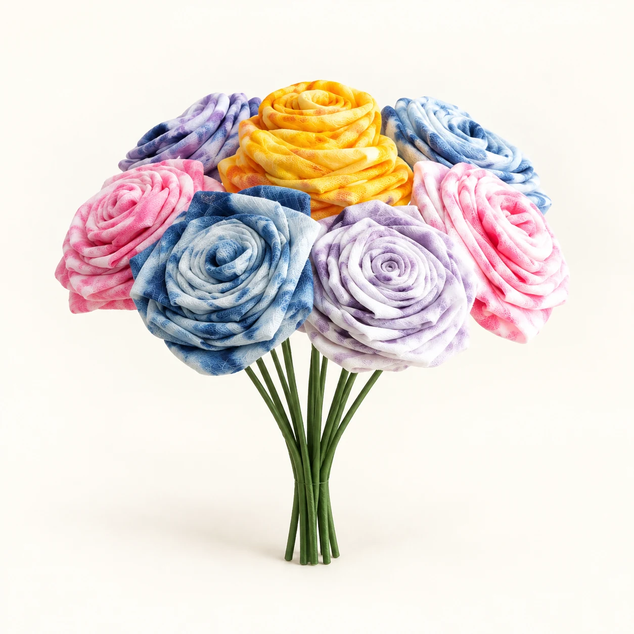Tie-Dye Kit - Fabric Flowers - kit and components