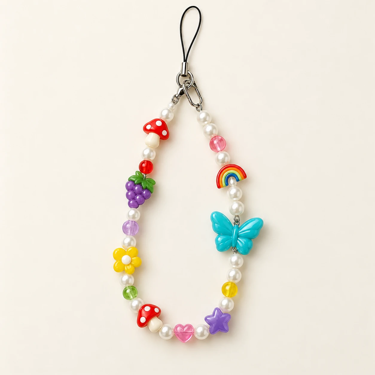 Colourful Kids Charm Phone Chain from the ZHONGYI Phone Chains collection