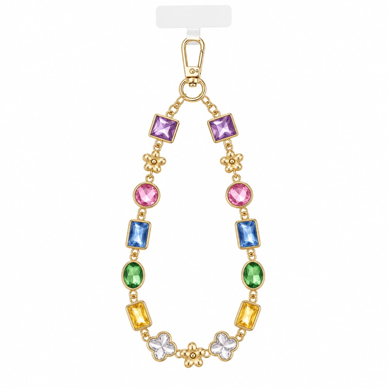 Gemstone Charm Phone Chain from the ZHONGYI Phone Chains collection