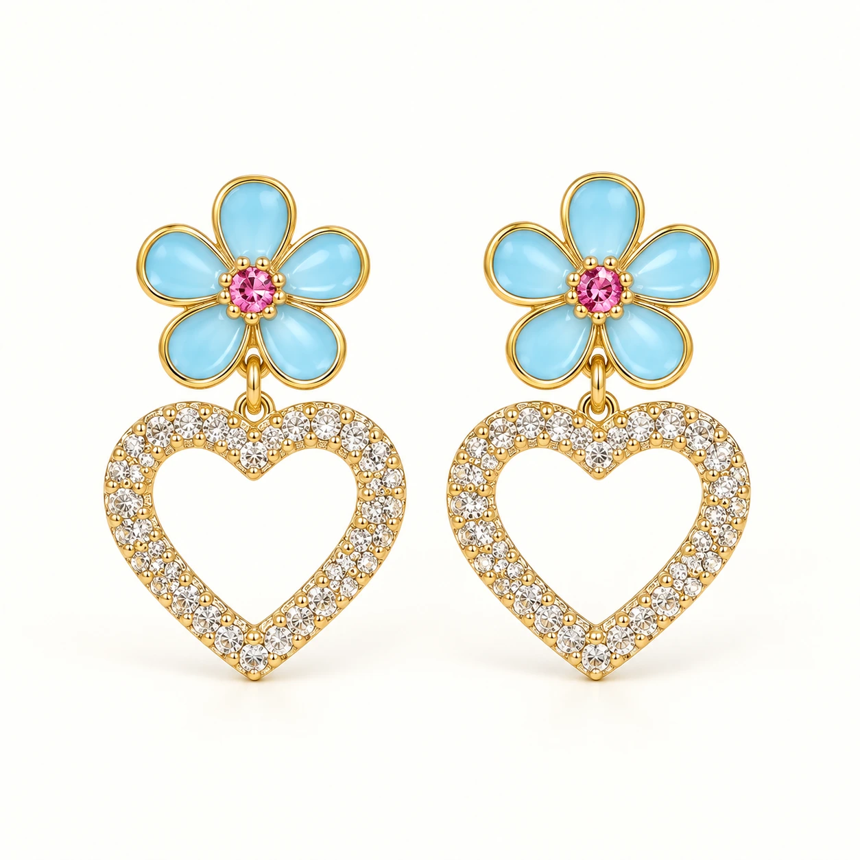 Yellow Flower Earrings from the ZHONGYI Spring Gifts Collection