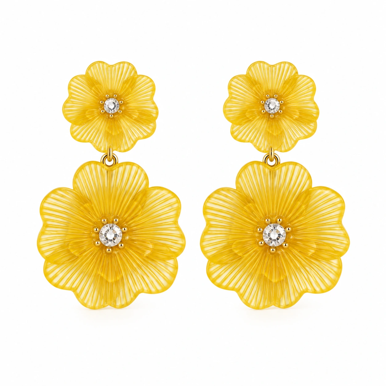 Yellow Daisy Earrings from the ZHONGYI Spring Gifts Collection