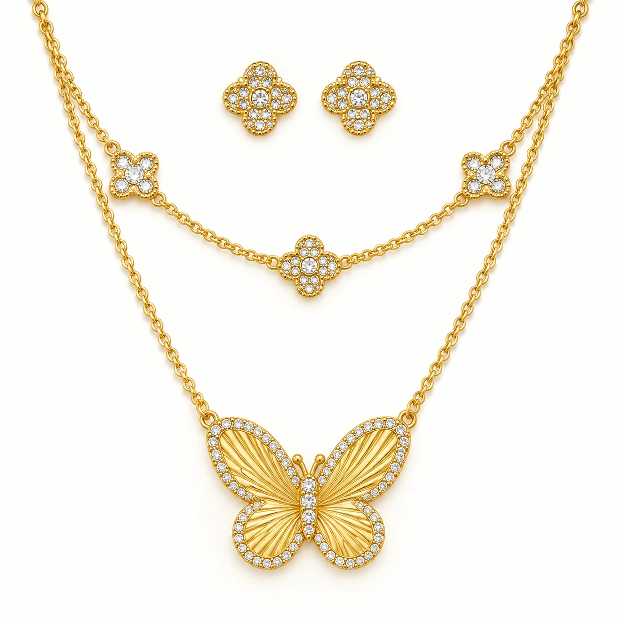 Layered Flower Necklace from the ZHONGYI Spring Gifts Collection
