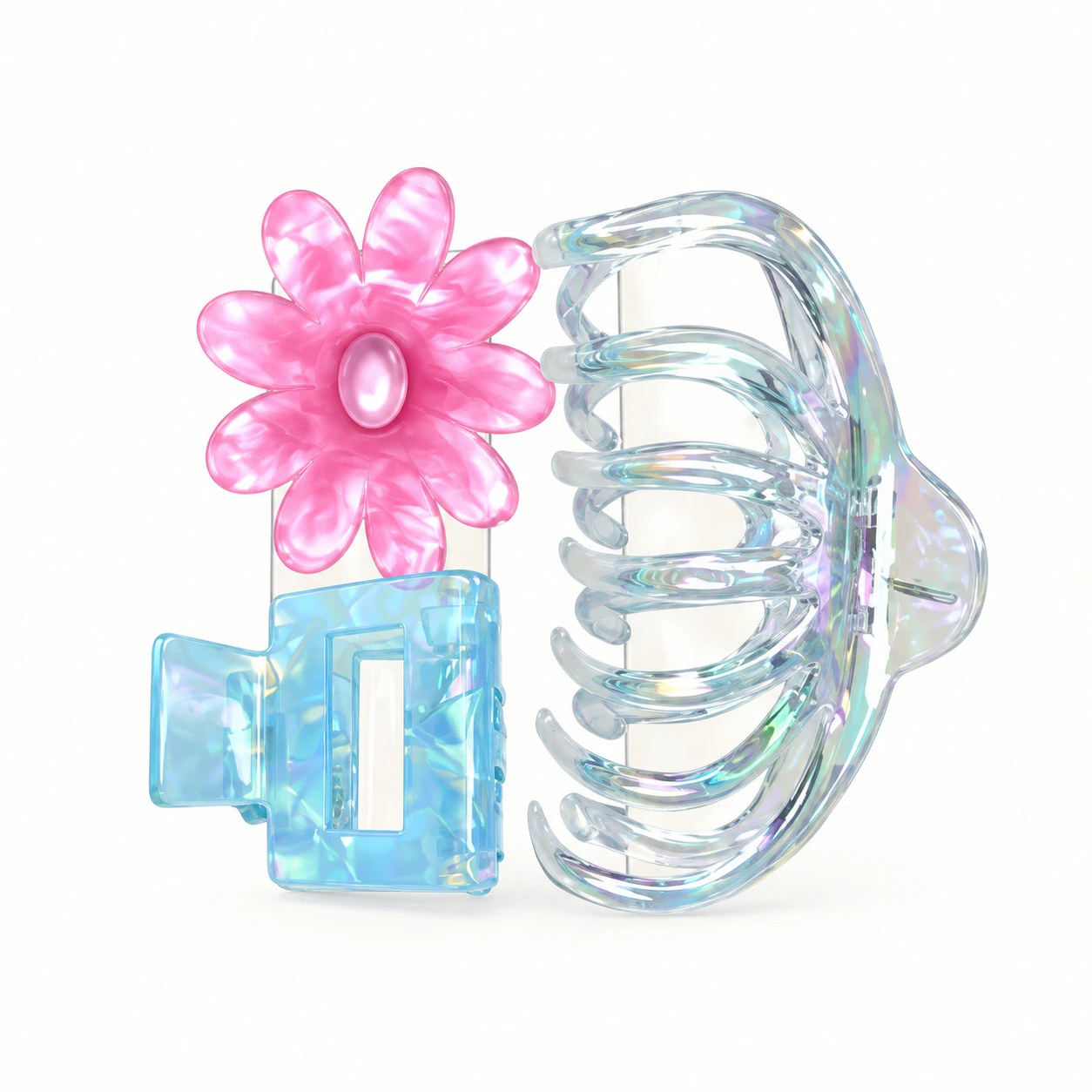 Crystal Flower Hair Clip Set from the ZHONGYI Spring Gifts Collection