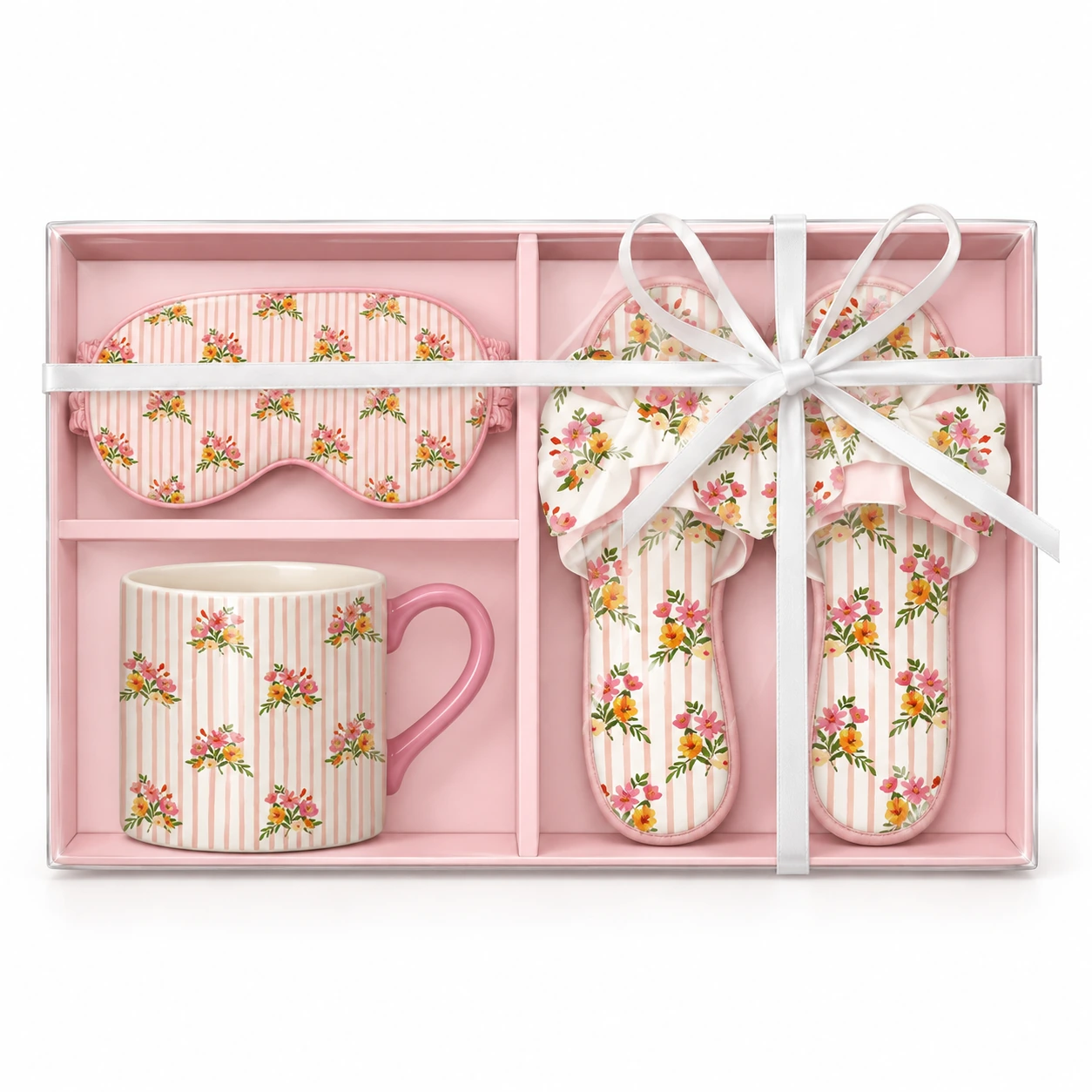 Floral Tote, Sock and Mug Gift Set from the ZHONGYI Spring Gifts Collection