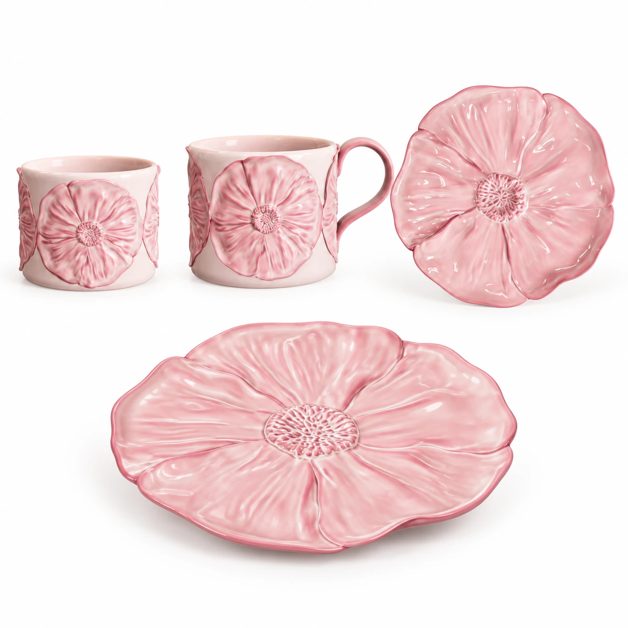 Pink Floral Tea Set from the ZHONGYI Spring Gifts Collection