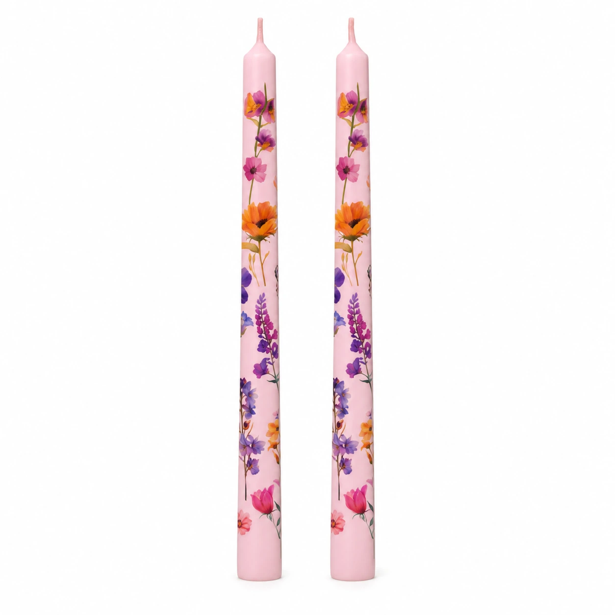 Purple Candlestick and Taper Set from the ZHONGYI Spring Gifts Collection