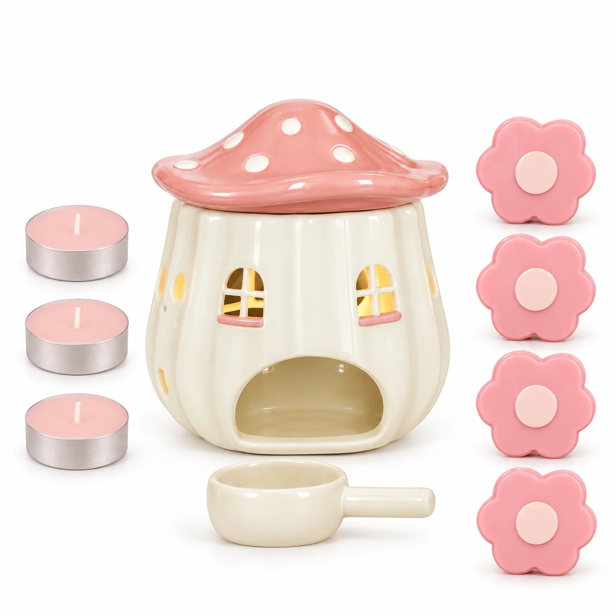 Pink Candle Warmer Gift Set from the ZHONGYI Spring Gifts Collection