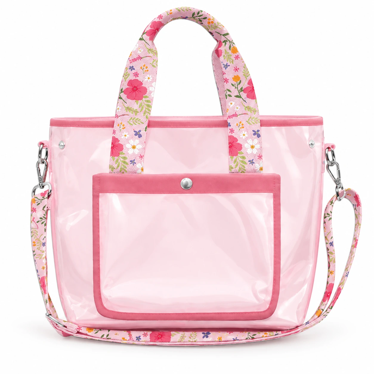 Pink Transparent Tote Set from the ZHONGYI Spring Gifts Collection