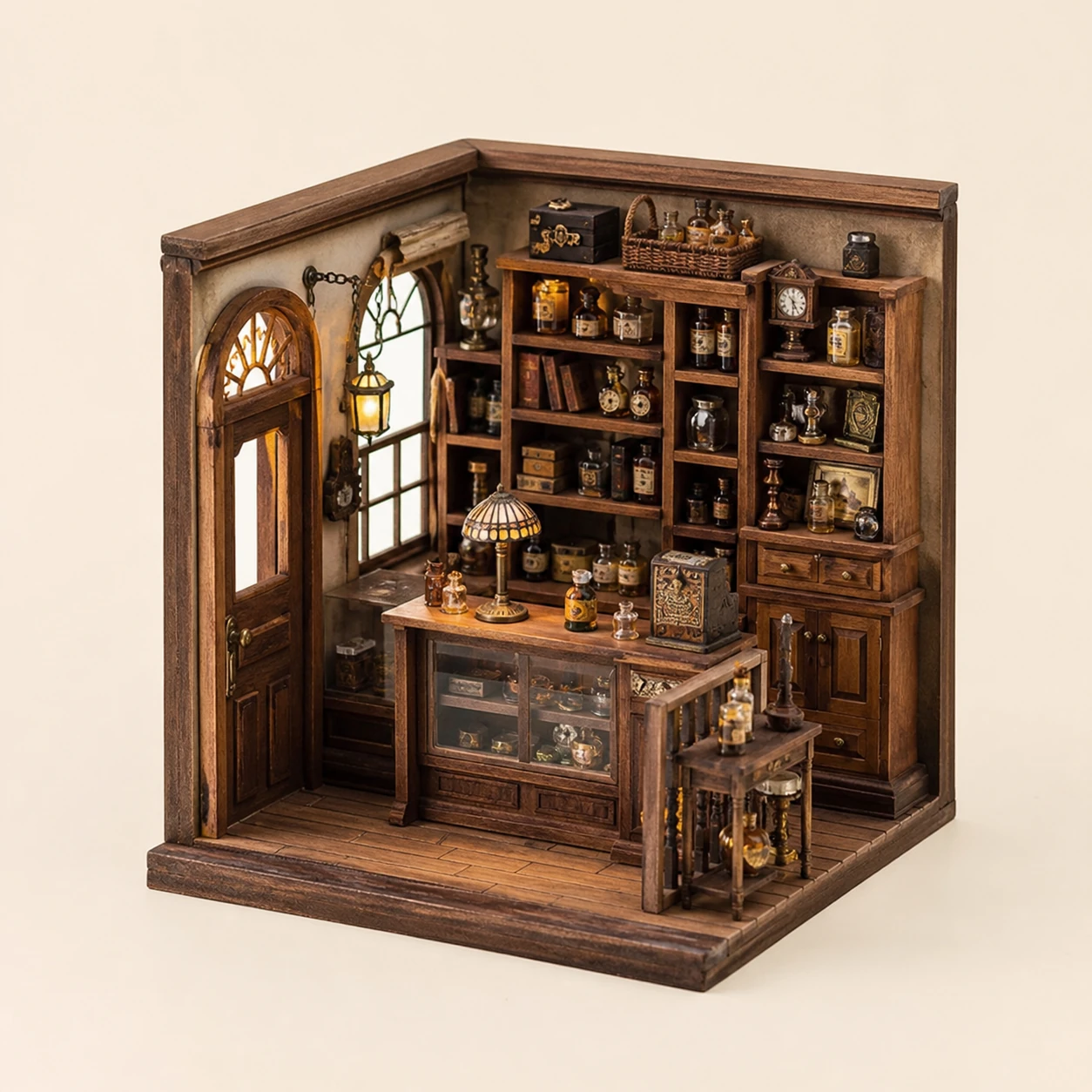 Vintage Shop Room from the ZHONGYI Miniature House Kits collection
