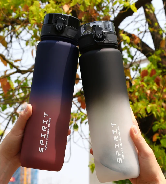 Gradient Shaker Water Bottle from the ZHONGYI Large Space Water Bottles collection