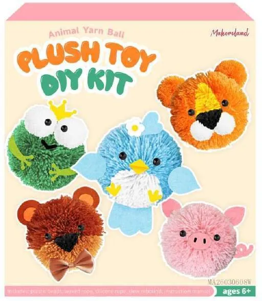 Nimble Knitter Bear Kit from the ZHONGYI Yarn & Knitting Kits collection