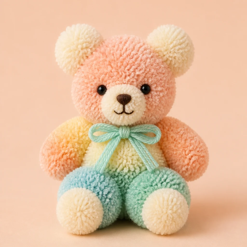 Animal Yarn Ball Plush Toy Kit from the ZHONGYI Yarn & Knitting Kits collection