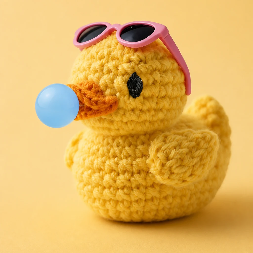 Rubber Duck Crochet DIY Kit from the ZHONGYI Yarn & Knitting Kits collection
